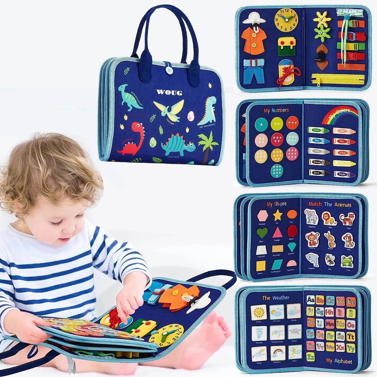 GadgetoPlay™ Toddler Activity Board