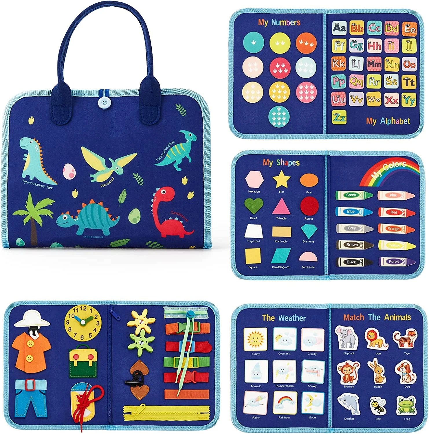 GadgetoPlay™ Toddler Activity Board